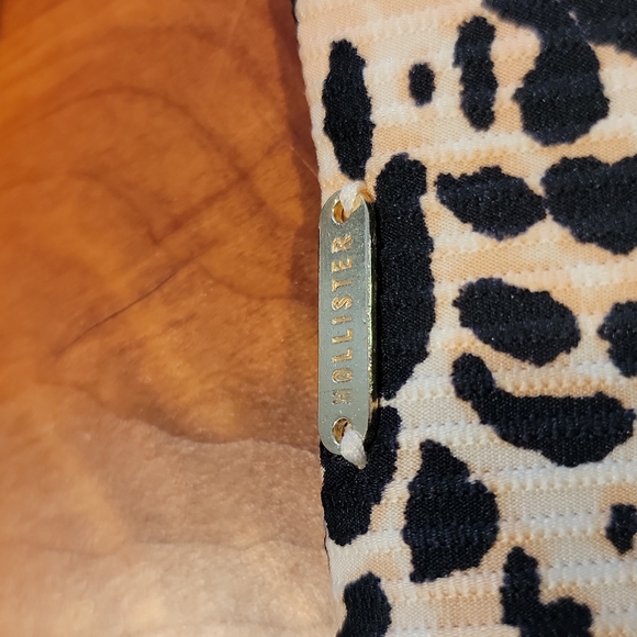 NWT Hollister Leopard Bikini XS Ribbed High Waisted - Picture 4 of 4